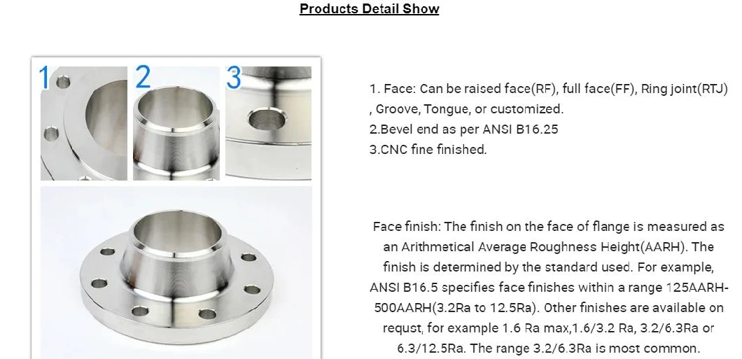 ANSI Carbon Steel Flange 1/2"-80" (DN15-DN2000) Class 3000 Slip-on (SO) ASTM A105 ASME JIS DIN Standard Forged Carbon Steel ASTM A105 150# RF Slip on Flange